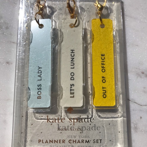 Kate Spade 3 Charm Set - New